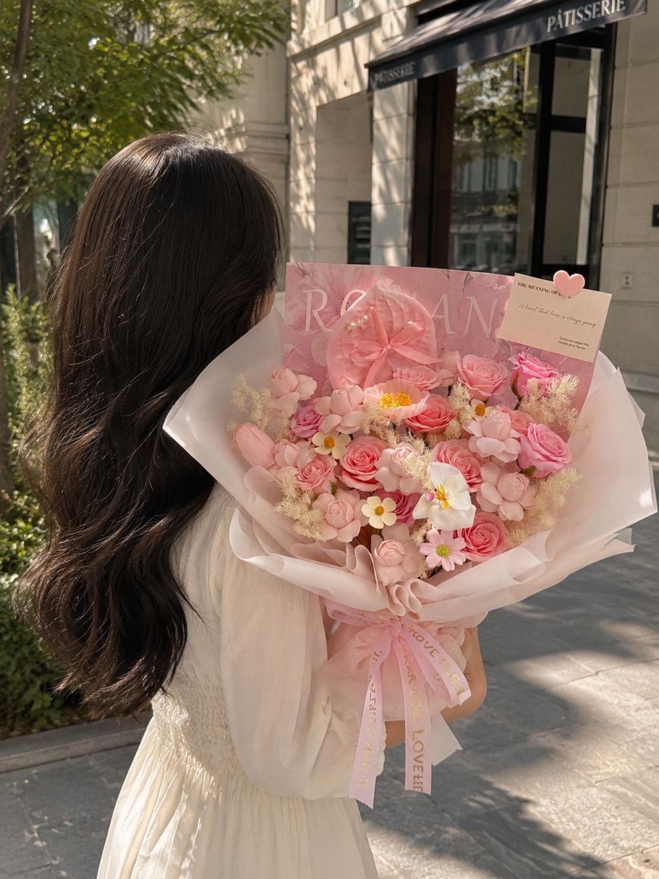 Luxury Pink Soap Flower Bouquet