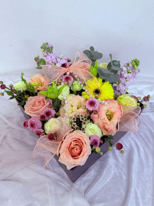 Sweet Harmony Box Arrangement - Bloom & Core Florist