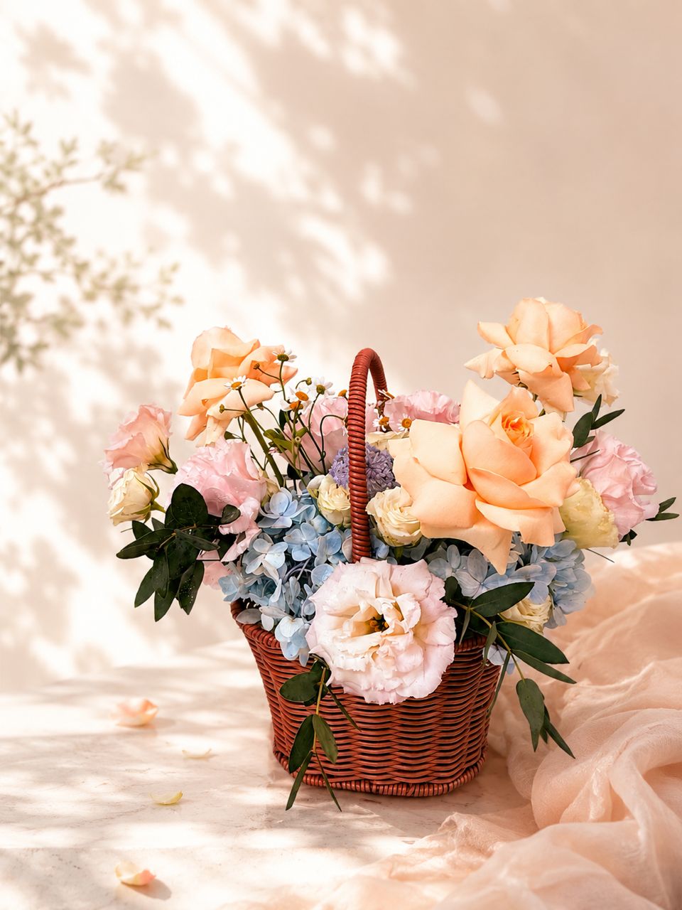 Peach Garden Basket
