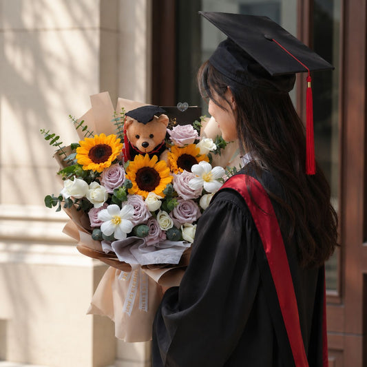 Golden Honours Graduation Bouquet