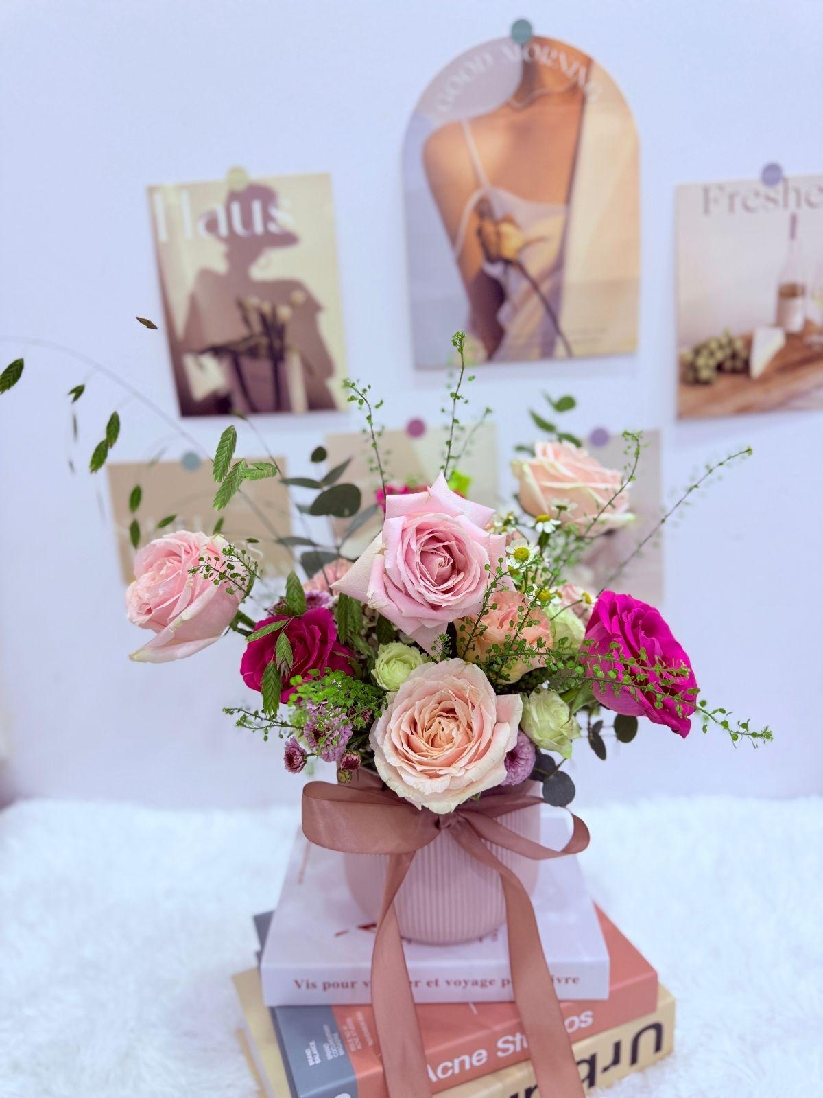 Blooming Elegance Pot - Bloom & Core Florist