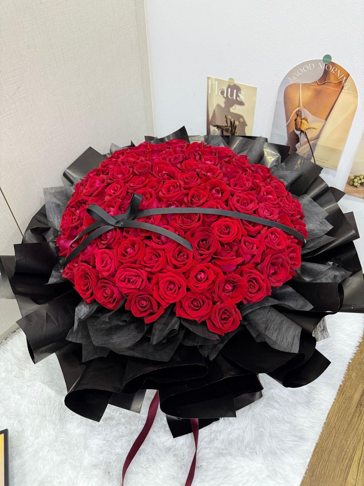 Eternal Red Roses (99 Roses) - Bloom & Core Florist
